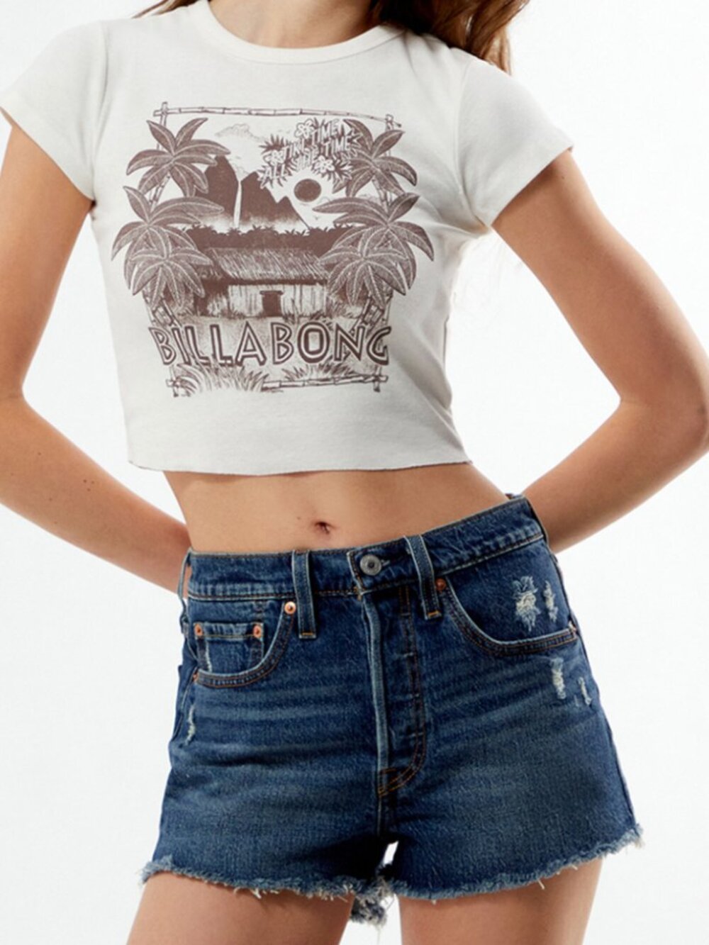 Levi's 501 Original Denim Shorts in Dark Indigo